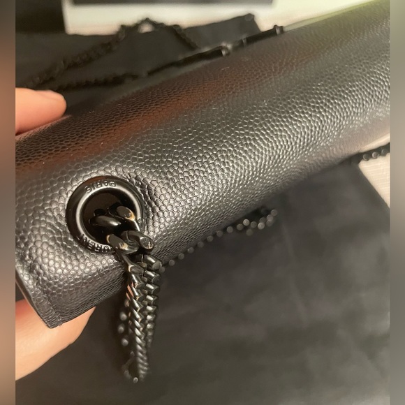 Saint Laurent $2200 | Kate Small YSL Crossbody in Grained Leather | Full Set! - Picture 13 of 17